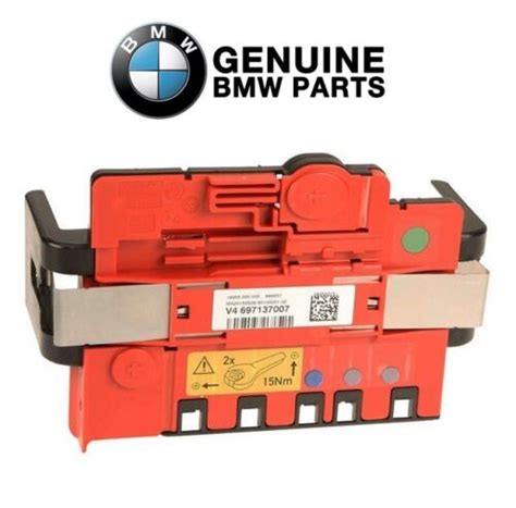 bmw power distribution box battery|BMW battery distribution box.